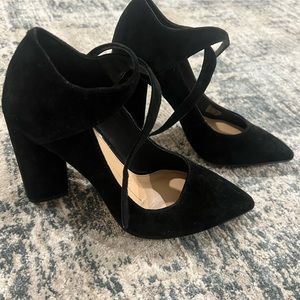 Gianni Bini black Suede Dress Shoes Size 7